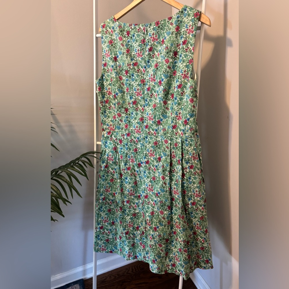 Anne Klein Green Floral Dress - Picture 11 of 16